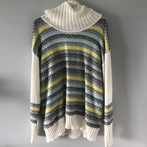 Striped Turtleneck